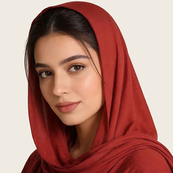 Southeast Asia Hot-Selling Plain Color Long Headscarf