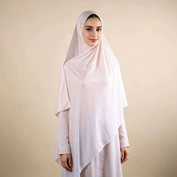 Trendy Gradient Long Thick Satin Shawl