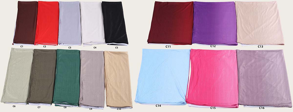 Trendy Gradient Long Thick Satin Shawl