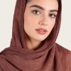 Retro Solid Color Soft Pleated Scarf
