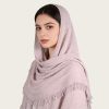 Retro Solid Color Soft Pleated Scarf
