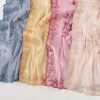 Lace Trimmed Embroidered Headscarf