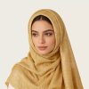 Crepe Style Solid Color Instant Headscarf