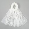 Seaside Sunscreen Embroidered Pleated Shawl