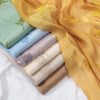 Seaside Sunscreen Embroidered Pleated Shawl
