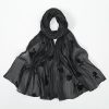 Seaside Sunscreen Embroidered Pleated Shawl