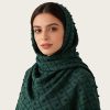 Winter Warm Rhinestone Pom-Pom Cotton Hijab