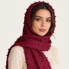 Winter Warm Rhinestone Pom-Pom Cotton Hijab