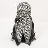 Letter Print Square Satin Headscarves Wholesale