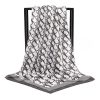 Letter Print Square Satin Headscarves Wholesale