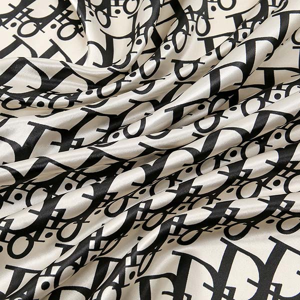Letter Print Square Satin Headscarves Wholesale